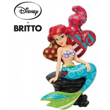 【正版授權】Enesco Britto 石上小美人魚 塑像 公仔/精品雕塑 艾莉兒 迪士尼 Disney