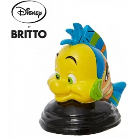 【正版授權】Enesco Britto 小比目魚 迷你塑像 公仔/精品雕塑/塑像 小美人魚 迪士尼