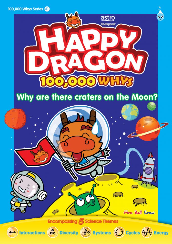 HAPPY DRAGON # 41 ~ WHY ARE THERE CRATERS ON THE MOON ?